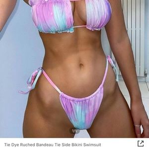Tie dye bikini still in package